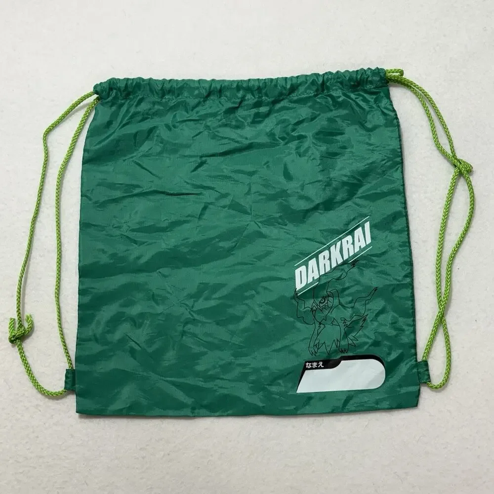 Vintage Pokémon 2007 Drawstring Bag Pikachu the Movie Diamond Pearl Darkrai